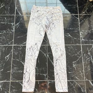 Varley marble print &mesh leggings